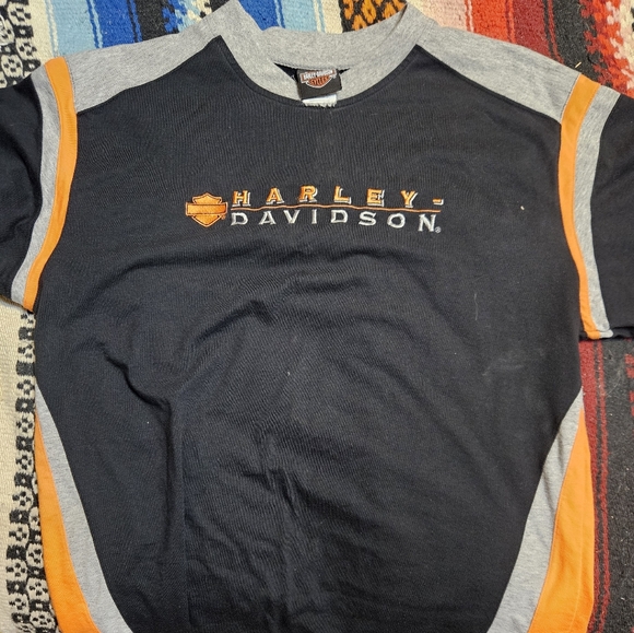 Men's Harley-Davidson mock Tee 3 colors Judson Indiana - Picture 1 of 6